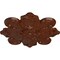 Ekena Millwork Katheryn Ceiling Medallion, Hand-Painted Burnished Mahogany Crackle, 18 1/8"OD x 1 1/4"P CM18KABMC - alternate 4